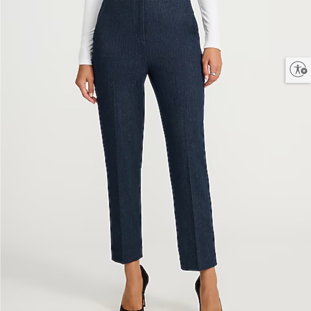 Express Editor Super High Waisted Straight Ankle Pant 6R